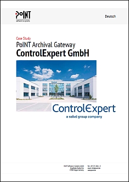 Case Study: PoINT Archival Gateway | ControlExpert GmbH Case Study: PoINT Archival Gateway | ControlExpert GmbH