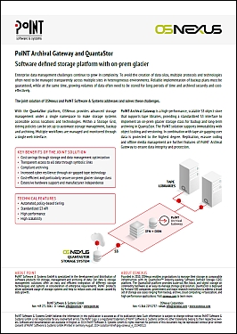 PoINT Archival Gateway & QuantaStor